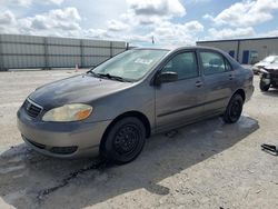 Salvage cars for sale from Copart Arcadia, FL: 2007 Toyota Corolla CE