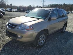 Acura MDX Touring salvage cars for sale: 2001 Acura MDX Touring