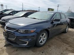 Salvage cars for sale at Chicago Heights, IL auction: 2016 Chevrolet Malibu LS
