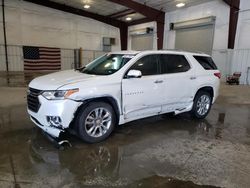 Salvage cars for sale at Avon, MN auction: 2019 Chevrolet Traverse High Country