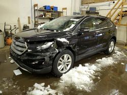 Salvage cars for sale at Ham Lake, MN auction: 2016 Ford Edge SEL