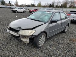 Salvage cars for sale from Copart Portland, OR: 2004 Honda Civic LX