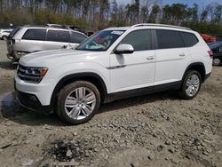 Salvage cars for sale at Waldorf, MD auction: 2019 Volkswagen Atlas SE