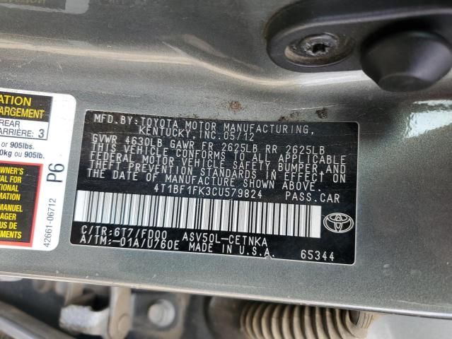 2012 Toyota Camry Base