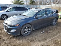 Salvage cars for sale from Copart Davison, MI: 2020 Chevrolet Malibu RS