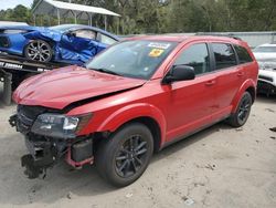 Salvage cars for sale from Copart Savannah, GA: 2020 Dodge Journey SE