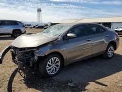 Toyota Corolla l salvage cars for sale: 2019 Toyota Corolla L