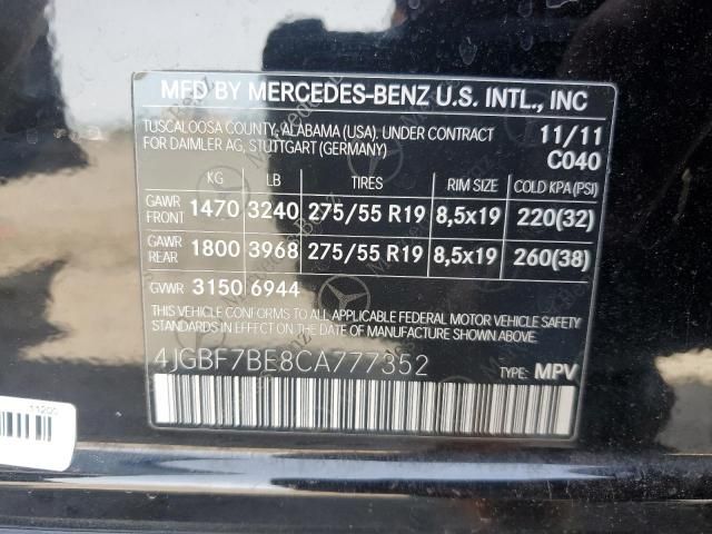 2012 Mercedes-Benz GL 450 4matic