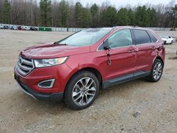 Salvage cars for sale at Gainesville, GA auction: 2018 Ford Edge Titanium