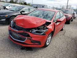 Chevrolet Cruze LT salvage cars for sale: 2017 Chevrolet Cruze LT
