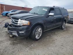 Salvage cars for sale at Hueytown, AL auction: 2015 Ford Expedition EL Platinum