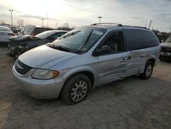 Salvage cars for sale at Indianapolis, IN auction: 2002 Chrysler Town & Country LXI