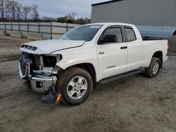 Salvage cars for sale at Spartanburg, SC auction: 2021 Toyota Tundra Double Cab SR/SR5