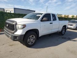 Salvage cars for sale from Copart Orlando, FL: 2018 Toyota Tundra Double Cab SR/SR5