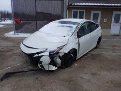 Salvage cars for sale at Montreal Est, QC auction: 2017 Toyota Prius Prime