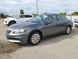 Salvage cars for sale from Copart Miami, FL: 2012 Honda Accord LX