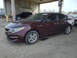 Salvage cars for sale at Fort Wayne, IN auction: 2017 KIA Optima LX