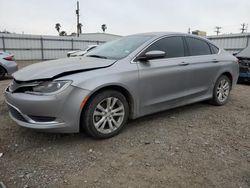 Salvage cars for sale at Mercedes, TX auction: 2016 Chrysler 200 Limited