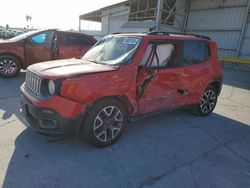 Salvage cars for sale from Copart Corpus Christi, TX: 2017 Jeep Renegade Latitude