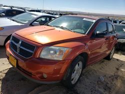 Salvage cars for sale from Copart Albuquerque, NM: 2007 Dodge Caliber SXT