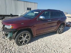 Salvage cars for sale from Copart Temple, TX: 2019 Jeep Grand Cherokee Overland