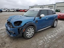 Salvage cars for sale from Copart Kansas City, KS: 2018 Mini Cooper Countryman ALL4