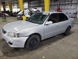 Toyota Corolla CE salvage cars for sale: 2001 Toyota Corolla CE