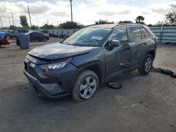 Salvage cars for sale at Miami, FL auction: 2019 Toyota Rav4 XLE