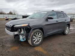 Salvage cars for sale from Copart Columbia Station, OH: 2016 Jeep Cherokee Limited