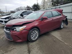 Salvage cars for sale from Copart Moraine, OH: 2017 Toyota Camry LE