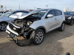 Salvage cars for sale at Chicago Heights, IL auction: 2015 KIA Sportage LX