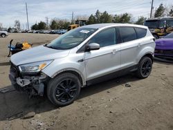 Salvage cars for sale at Denver, CO auction: 2017 Ford Escape SE