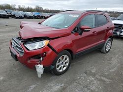 Salvage cars for sale at Cahokia Heights, IL auction: 2018 Ford Ecosport SE