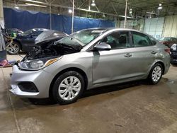 Salvage cars for sale at Woodhaven, MI auction: 2021 Hyundai Accent SE