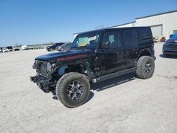 Salvage cars for sale from Copart Kansas City, KS: 2018 Jeep Wrangler Unlimited Rubicon