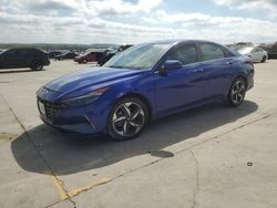 Salvage cars for sale from Copart Grand Prairie, TX: 2023 Hyundai Elantra Limited