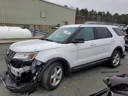 Ford Explorer salvage cars for sale: 2016 Ford Explorer XLT