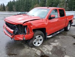 Salvage cars for sale from Copart Arlington, WA: 2018 Chevrolet Silverado K1500 LT