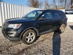 Ford Explorer salvage cars for sale: 2017 Ford Explorer XLT