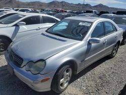 Salvage cars for sale at North Las Vegas, NV auction: 2002 Mercedes-Benz C 240
