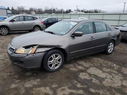 Salvage cars for sale from Copart Pennsburg, PA: 2006 Honda Accord EX