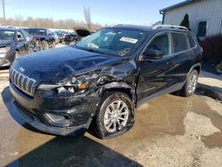 Jeep salvage cars for sale: 2019 Jeep Cherokee Latitude Plus