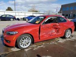 Salvage cars for sale at Littleton, CO auction: 2015 BMW 228 XI