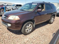 Salvage cars for sale at Phoenix, AZ auction: 2001 Acura MDX Touring