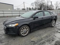 Salvage cars for sale at Gastonia, NC auction: 2017 Ford Fusion SE