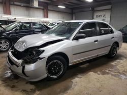 Salvage cars for sale from Copart Elgin, IL: 2005 Honda Civic DX VP