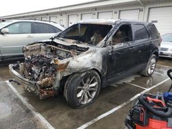 Burn Engine Cars for sale at auction: 2016 Ford Explorer Police Interceptor