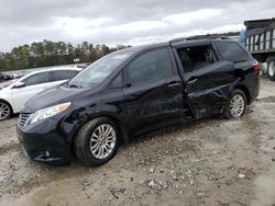 Salvage cars for sale at Ellenwood, GA auction: 2015 Toyota Sienna XLE