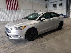 Salvage cars for sale at Lumberton, NC auction: 2018 Ford Fusion SE