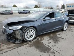 Salvage cars for sale at Littleton, CO auction: 2017 Tesla Model S